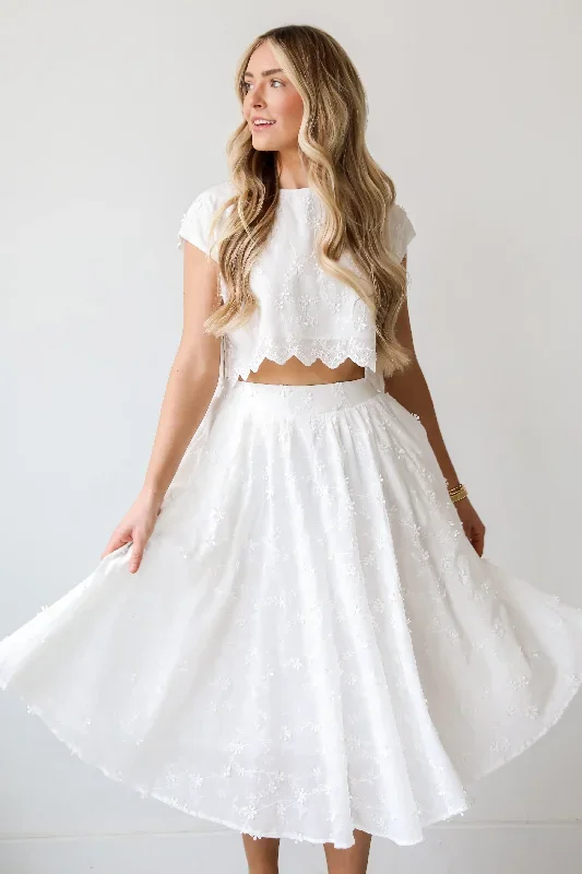 graceful-entrance-white-floral-midi-skirt