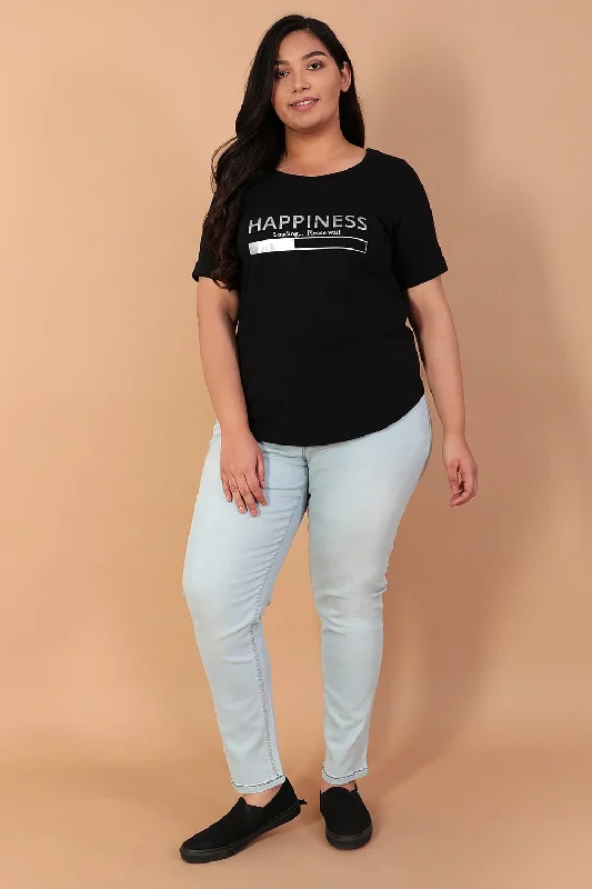 happiness-loading-black-tee