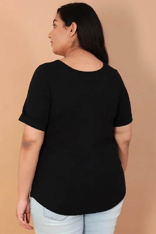 happiness-loading-black-tee