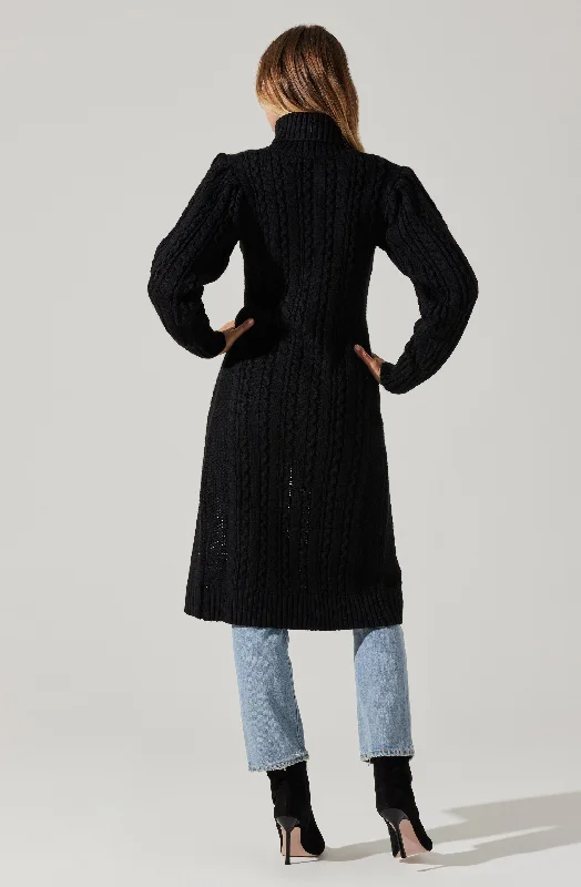 hi-slit-cable-knit-sweater