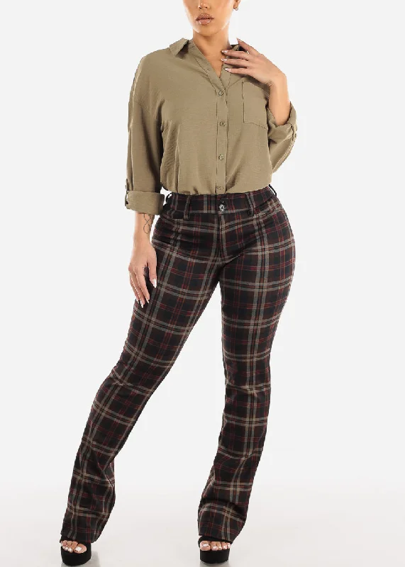 high-waist-plaid-bootcut-stretch-dress-pants-brown-v23508zbrwrd