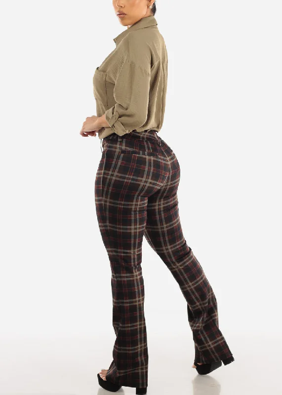 high-waist-plaid-bootcut-stretch-dress-pants-brown-v23508zbrwrd