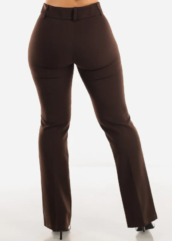 high-waisted-brown-bootcut-dress-pants-8838brown