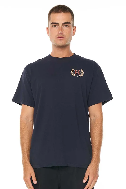 Huffer Mens Sup Tee/ Emblem Navy