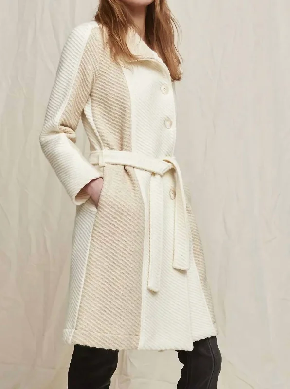 Ivory Twill Coat