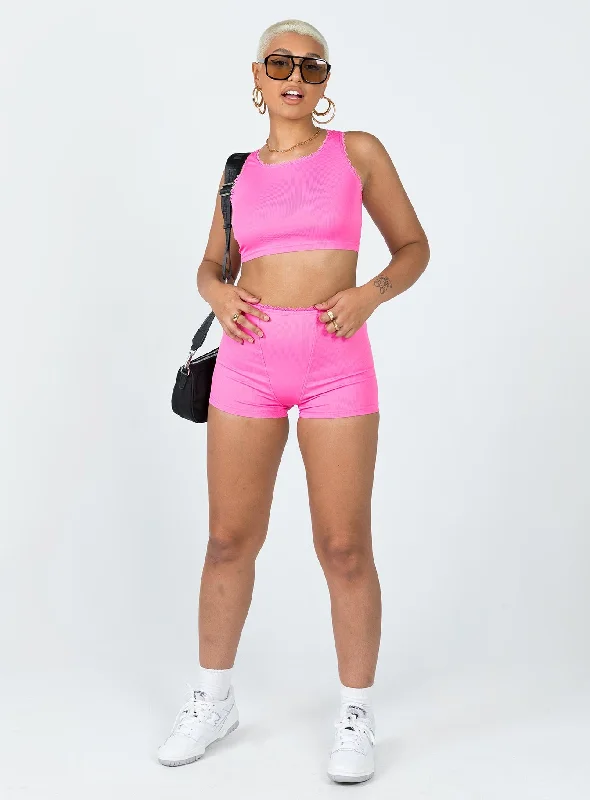 kesor-knit-shorts-pink