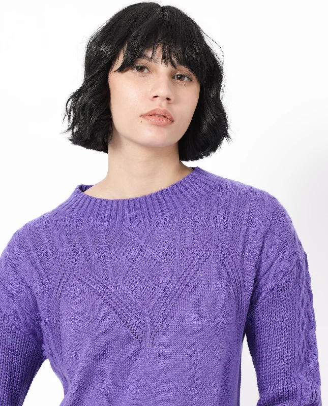 klein-womens-sweater-purple