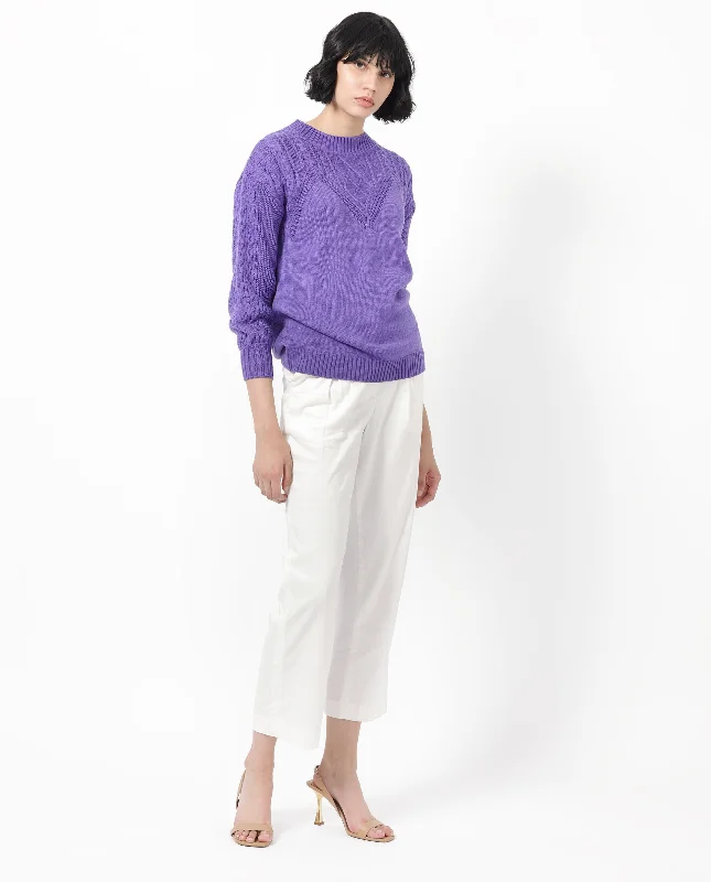 klein-womens-sweater-purple