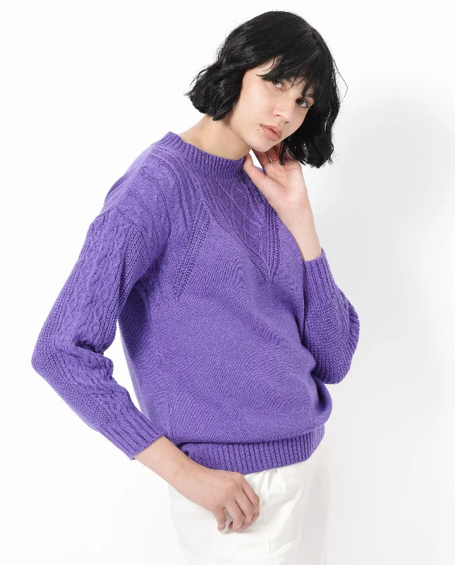 klein-womens-sweater-purple