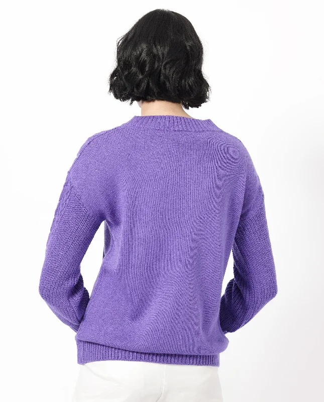 klein-womens-sweater-purple