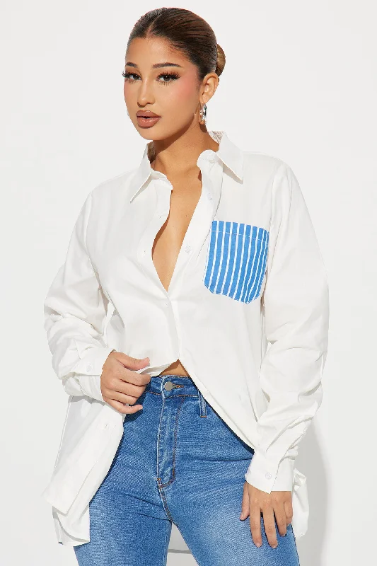 Lilliana Poplin Shirt - White/combo