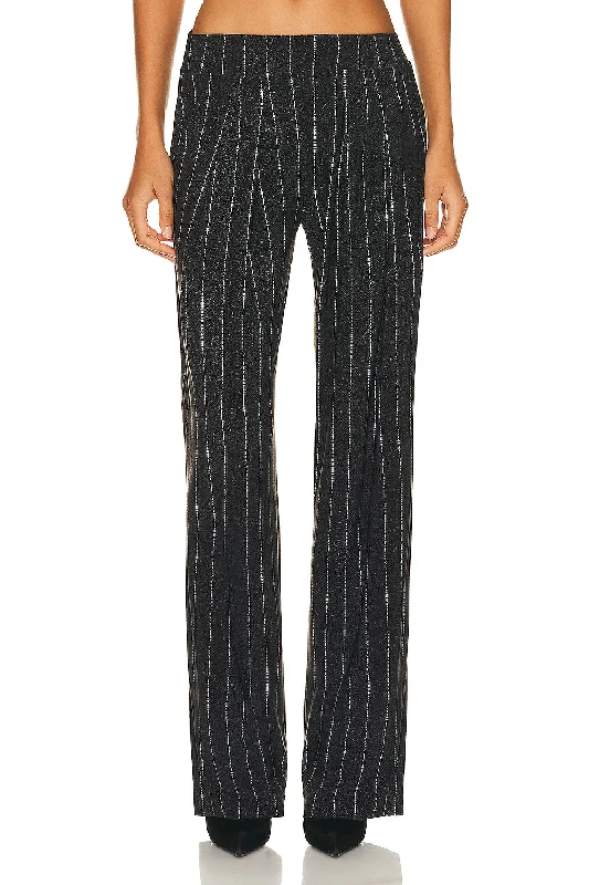 Low Rise Pleated Trouser