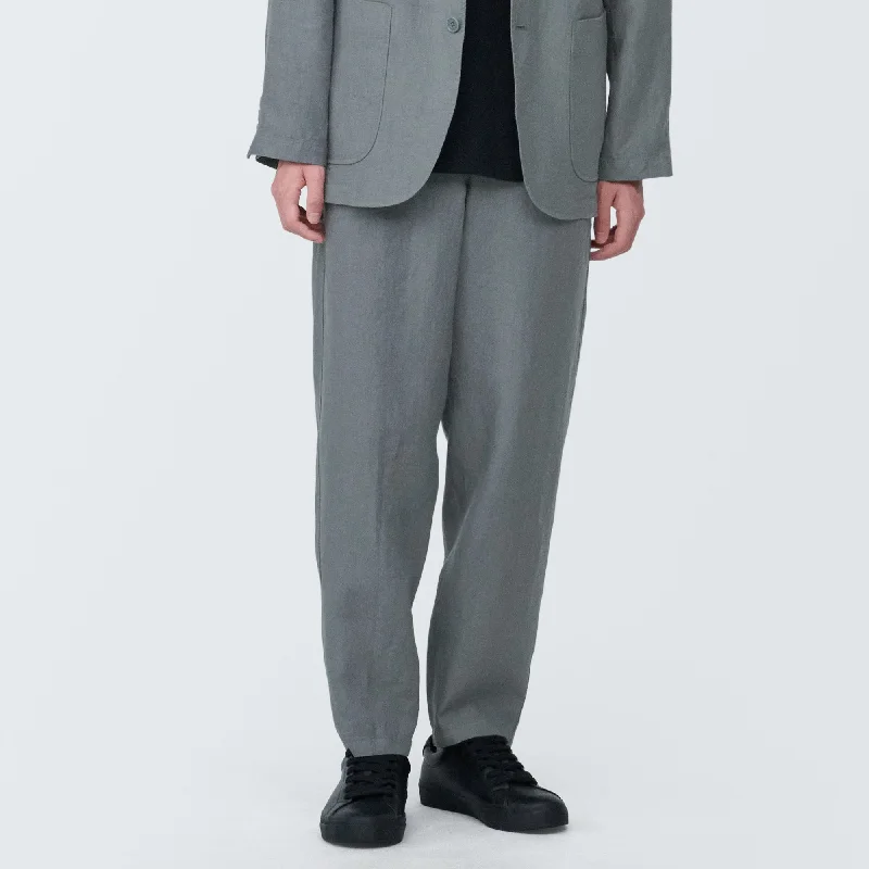 Men's Linen Tapered Pants