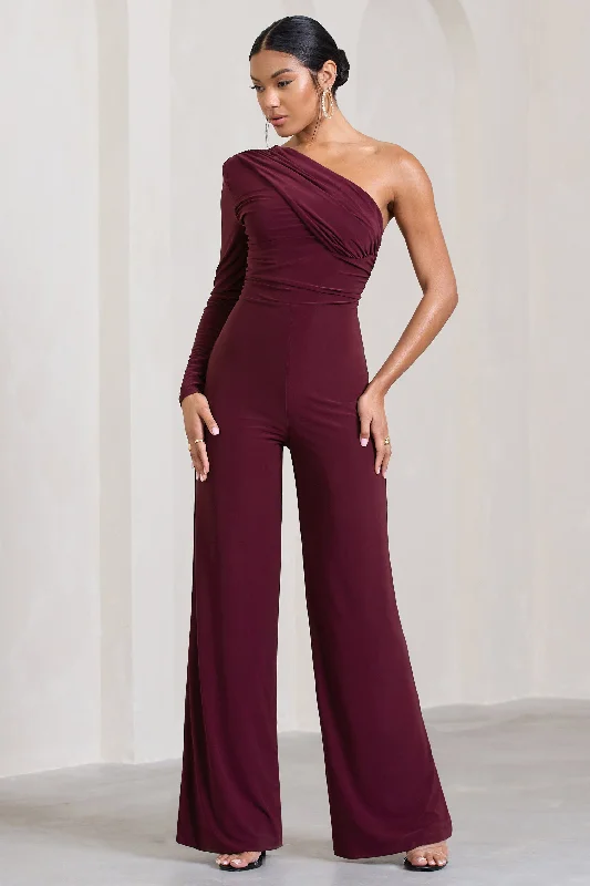 mila-burgundy-one-shoulder-ruched-wide-leg-jumpsuit-cl128142069