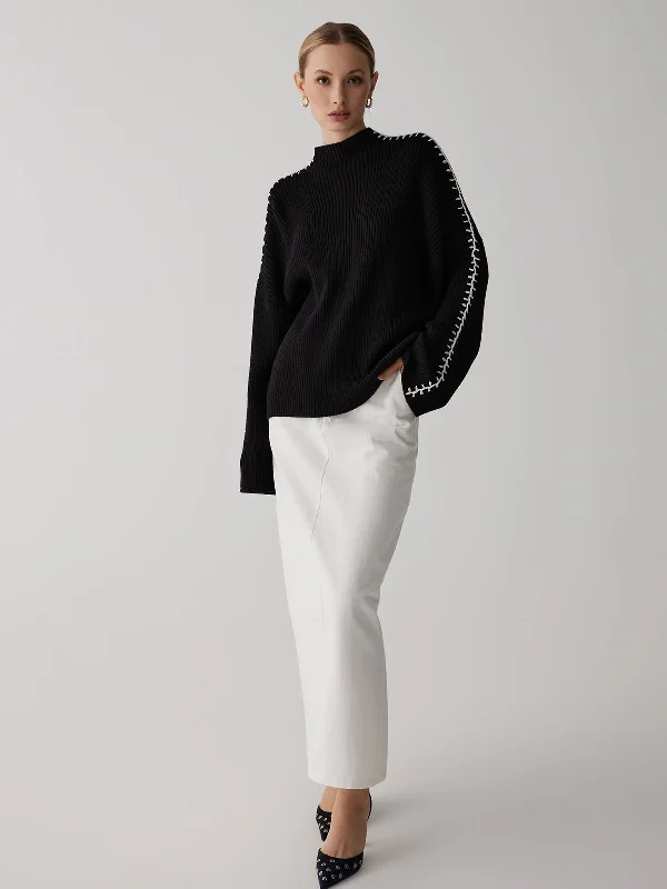 mock-neck-contrast-knit-sweater