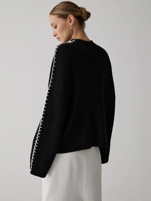 mock-neck-contrast-knit-sweater