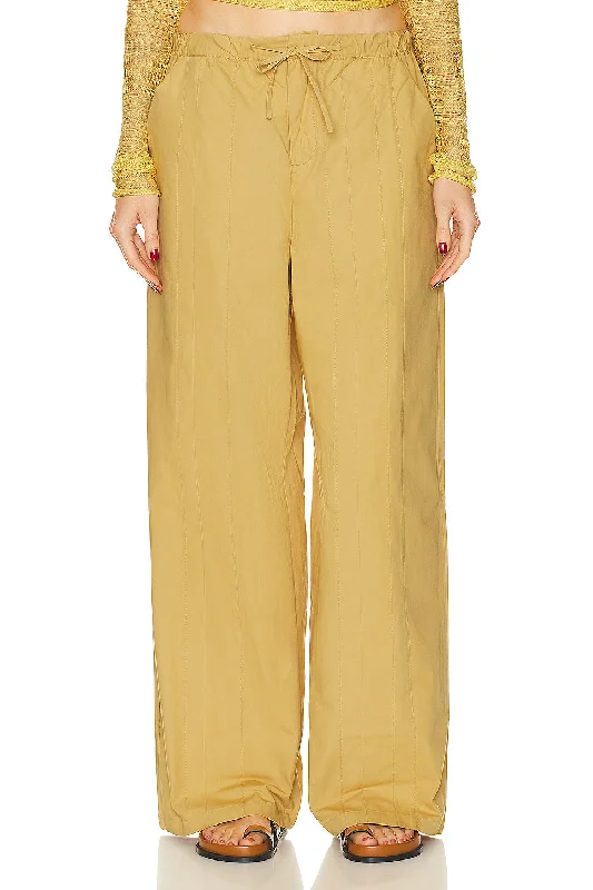 Multi-Panelled Cotton Pant