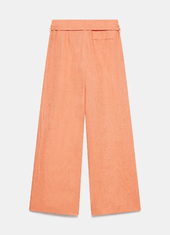 orange-linen-belted-trousers