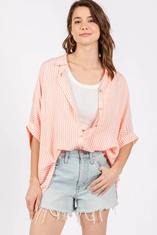 peach-striped-button-up-dolman-maternity-top