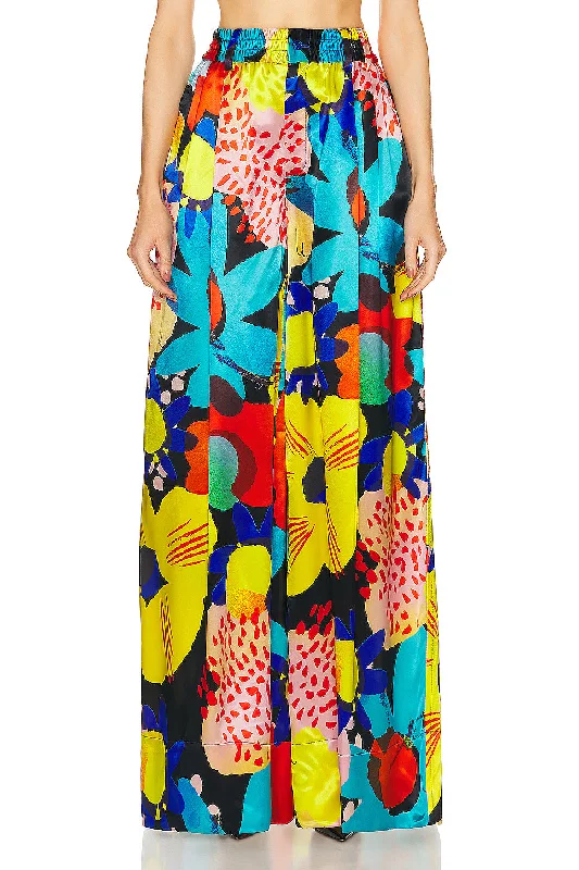 Petunia Floral Wide Leg Trouser