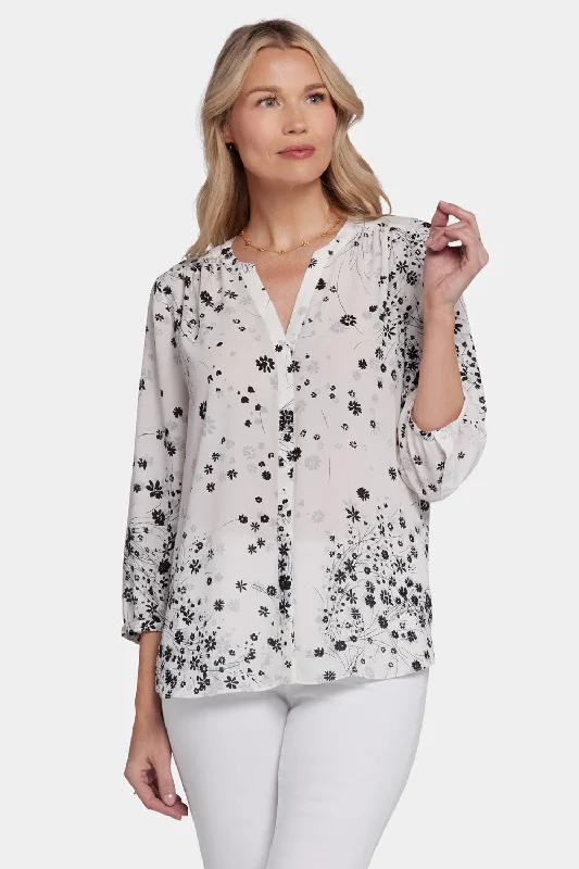 Pintuck Blouse - Rio Vista