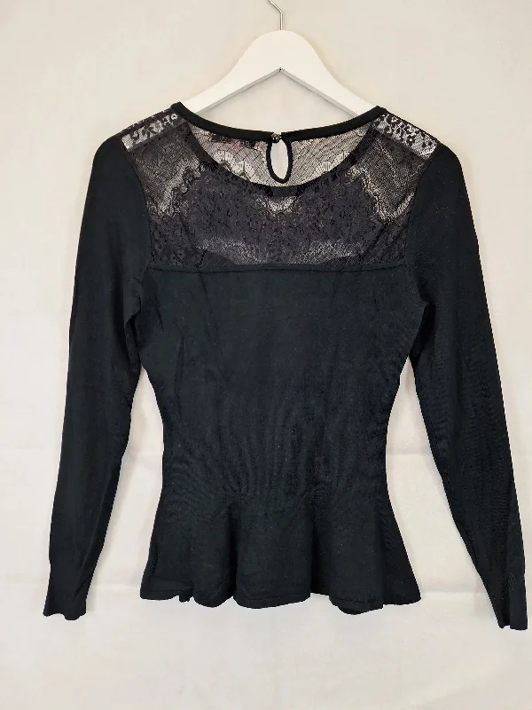 review-elegant-lace-and-knit-evening-top-size-8-b006-556-ba