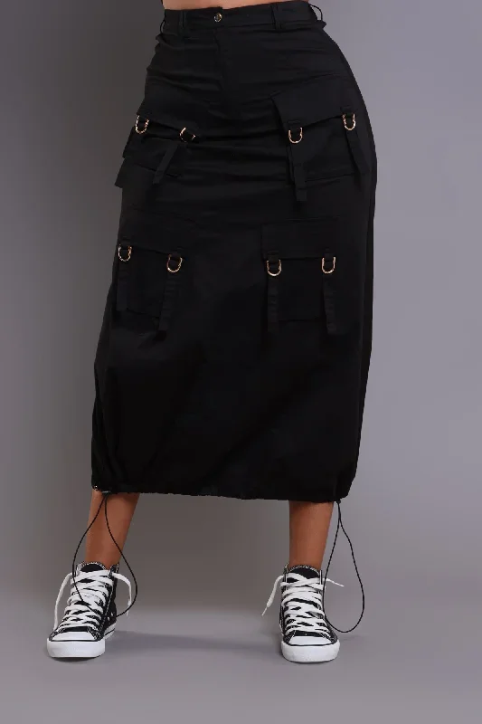 safe-sound-cargo-midi-skirt-black