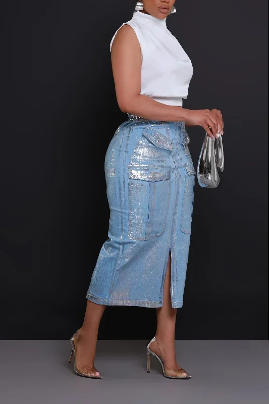 song-to-sing-denim-cargo-maxi-skirt-blue-silver