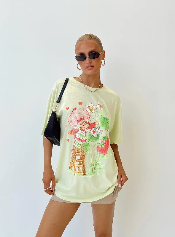 strawberry-girl-oversized-tee-green