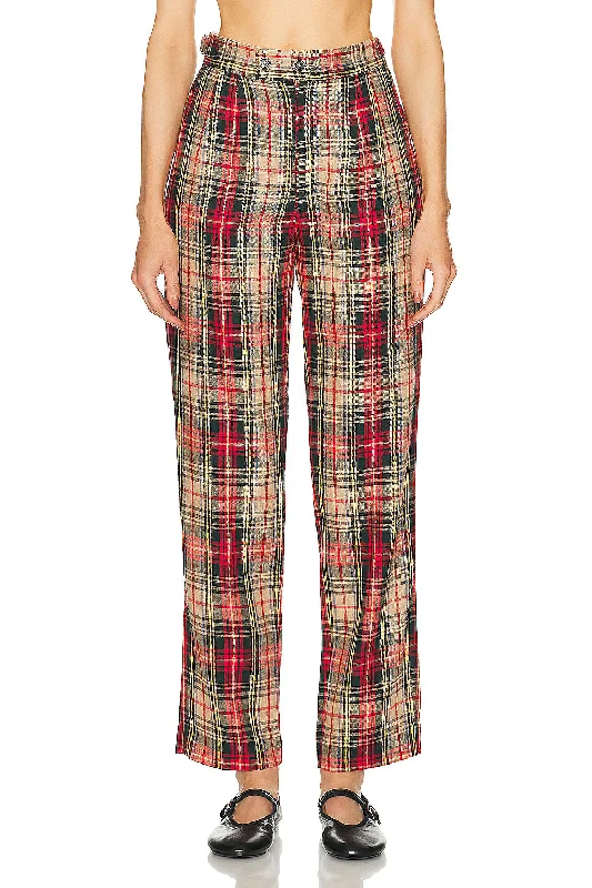 Truro Plaid Trouscer