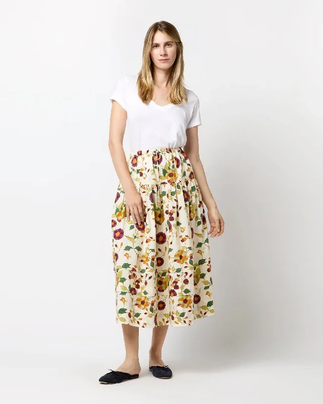 Anthia Skirt in White Iris