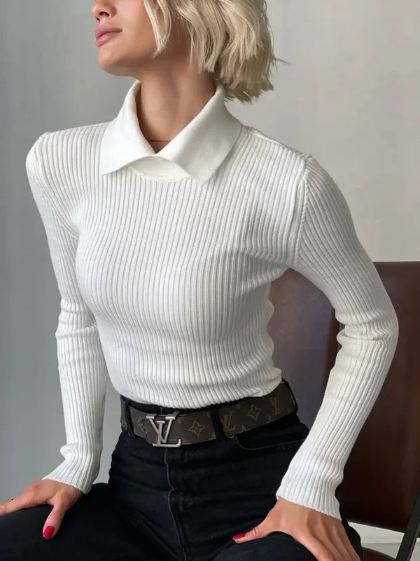 vanilla-polo-long-sleeve-knit-top