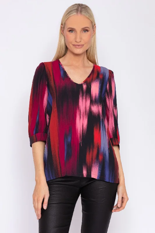 Viscose Top in Multi Print