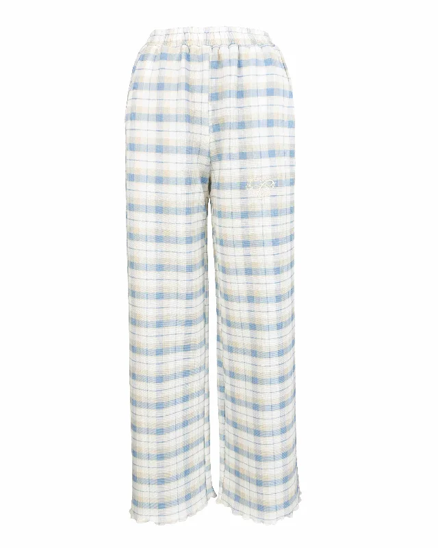 Waffle Logo Lounge Pants - Beach Breeze