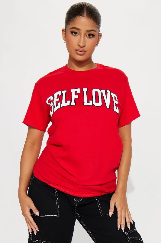 We Need More Self Love Tee - Red