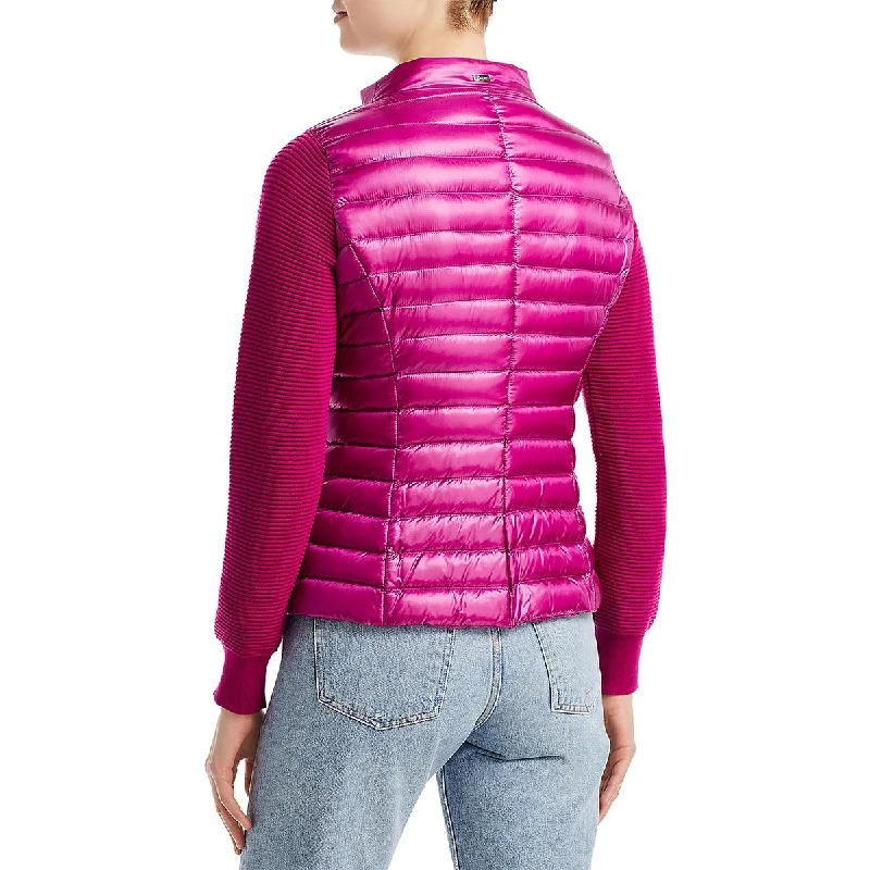 womens-quilted-mixed-media-puffer-jacket