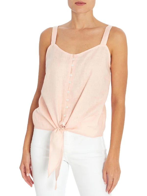 Womens Sleeveless Crop Camisole Top